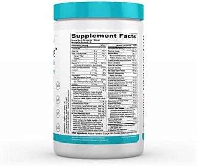 Greens First Menosolve Plus Probiotics Powder Natural Relief For Menopause Symptoms Nongmo/Dairy/Soy With Red Clover Flower Magnesium & Moringa Leaf (30 Servings)