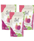SOL SIMPLE Organic Dried Dragon Fruit | 3oz Snack Pack (3 Bags Total) | One Ingredient | Vegan | Non-GMO | No Added Sugar | Dried Fruit No Sugar Added