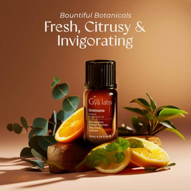 Gya Labs Immune Essential Oil Blend For Diffuser & Wellness - Thieves Essential Oil For Cleansing & Invigorating (0.34 Fl Oz)