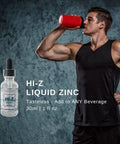 Hi-Z Zinc Immune Support Supplement All Natural Liquid Zinc Supplement Dietary Supplement All Natural Personal Care (1 Fl Oz 120 Servings)