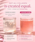 Manifest Glow Marine Collagen Peptides - Dragon Fruit Coconut Water Pineapple - Vitamin C Hyaluronic Acid Copper Zinc Biotin Niacin D3 B-Complex - Hair Skin & Nails 30 Servings