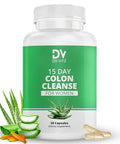 Dr Vitz 15 Day Colon Cleanse For Women Natural Detox Pills With Herbs Fiber & Probiotics Bloating & Constipation Relief Weight Loss & Gut Health Reset 30 Capsules