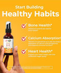 MaryRuth's Organic D3 + K2 Spray for Adults and Kids for Bone Health Vitamin D3 as Cholecalciferol Vitamin K2 Immunity Mineral Absorption Heart Health Vegan NonGMO Gluten Free 1 Fl Oz