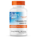 Doctor'S Best Vitamin D3 1000 Iu Softgels For Men & Women - Vitamin D Supplement For Immune System & Heart Health Support 25 Mcg Per Serving Vit D 3 Non Gmo Gluten & Soy Free 180 Softgels