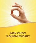 NatureS Way Alive MenS Premium Gummy Multivitamin Supplement Supports Healthy Heart Muscle Function Full BVitamin Complex Orange Grape Cherry Flavored 75 Gummies (Packaging May Vary)