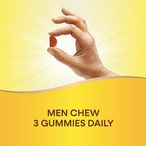 NatureS Way Alive MenS Premium Gummy Multivitamin Supplement Supports Healthy Heart Muscle Function Full BVitamin Complex Orange Grape Cherry Flavored 75 Gummies (Packaging May Vary)