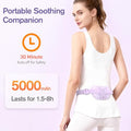 Comfytemp Portable Belly&Back Heating Pad For Period Cramps Fsa Eligible Hsa Menstrual Cordless Abdominal Massager Electric Wearable Rechargeable Belt With 3 Heat 3 Vibration 2 Intensity Women Girl