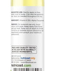 Nutricost Essentials Vitamin E Oil (8 Ounces / 230000 Iu) Vitamin E Oil For Skin Hair And Nails