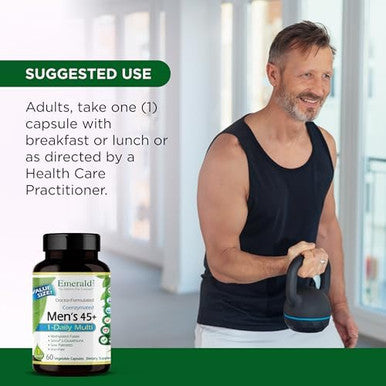 EMERALD LABS Men's 45 Plus 1-Daily Multi