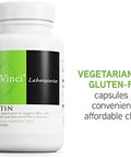 Davinci Labs Biotin Supports Skin & Hair Health Intestinal Flora Function Dietary Supplement With Vitamin C & Calcium As Ca Carbonate Vegetarian Gluten 60 Capsules