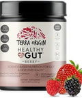Terra Origin Healthy Gut Peach Banana 30Servings With Lglutamine Zinc Glucosamine Slippery Elm Bark Marshmallow Root And More