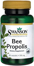 Swanson Bee Propolis 550 Milligrams 60 Capsules