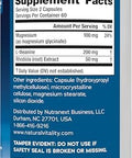Natural Vitality Calm Mood and Stress Relief Capsules Magnesium Glycinate Supplement 120 Caps