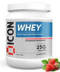 ICON Nutrition 100% Whey Protein 960g Strawberry Milkshake