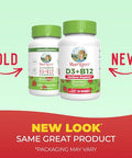 Maryruth's Vitamin D3 + B For Ages 4+ 12 Gummies