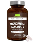 Igennus Highest Strength FastActing Chelated Magnesium Glycinate 1300mg 380mg Elemental 90 Servings Pure and Clean Buffered Magnesium Bisglycinate Vegan 180 Capsules