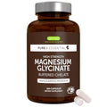 Igennus Highest Strength FastActing Chelated Magnesium Glycinate 1300mg 380mg Elemental 90 Servings Pure and Clean Buffered Magnesium Bisglycinate Vegan 180 Capsules