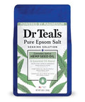 Dr Teal'S Pure Epsom Magnesium Salt SoakCannabis Sativa Hemp Seed Oil3 Lb