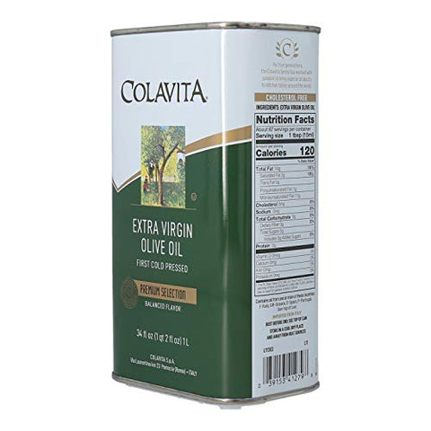 Colavita Premium Selection Extra Virgin Olive Oil - Twin Pack, 34 Fl Oz Each