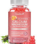 Mulittea Plan Calcium Gummies With D3Zinc Plant Complex Calcium Magnesium Supplement With Glycinatepotassiumvitamin C &Whole Natural Food For Bone & Immune Support 120 Chewable Gummy Sugar