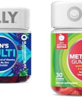 Olly MenS Multivitamin Gummy Overall Health And Immune Support and Metabolism Gummy Rings Apple Cider Vinegar Vitamin B12 Chromium