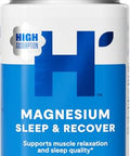 H' Habit Habit Magnesium Sleep & Recover Supplement Magnesium Glycinate Vitamin B6 Lemon Balm 60 Capsules