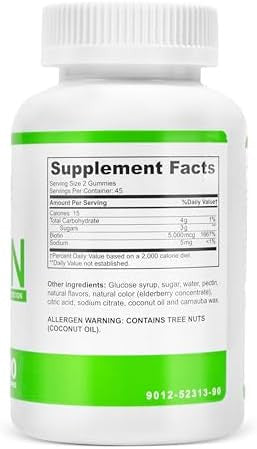 Barislim Bariatric Vitamin Biotin Gummies - Specially Formulated Gummy Vitamin For Patients After Weight Loss Surgery - Easy To Digest And Great Tasting Fruit Flavors 90 Fruit Chews