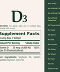 Nature'S Bounty Vitamin D3-1000 Iu Rapid Release Softgels 250 Ea (Pack Of 2)