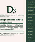 Nature's Bounty Vitamin D3-1000 Iu Rapid Release Softgels 250 Ea ( ) Pack Of 2