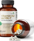 Futurebiotics Vitamin K2 As Mk7 100 Mcg Supports Strong Bones Nongmo 100 Vegetarian Capsules