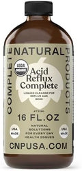 Complete Natural Products Acid Reflux Complete - 16Oz Glass Bottle, Acid Reflux Cleanse Supplement - With Ginger, Hops, Garlic & Apple Cider Vinegar (16 Fl Oz)