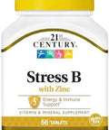 21St Century Stress B With Zinc Tablets 66 Count (Pack Of 2)