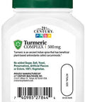 21St Century Turmeric Complex Vegetarian Capsules 60 Count