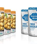 Saffron Road Simmer Sauce Tikka Masala and Coconut Curry - Non-GMO, Gluten-Free, Halal, Kosher, Vegan (7 Ounce (Pack of 8))