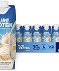 Pure Protein Vanilla Protein Shake, 30g Complete Protein, Vitamins A, C, D, and E plus Zinc to Support Immune Health, Ready to Drink and Keto-Friendly, 11oz Bottles, 12 Pack