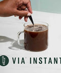 Starbucks VIA Instant Coffee, Dark Roast Coffee, Decaf Italian Roast, Arabica Beans, Single-Serve, 1 Box (20 Packets)
