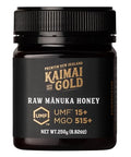 Kaimai Gold Raw Manuka Honey, MGO 515+, New Zealand Honey, Non-GMO, Traceable from Hive to Hand, Daily Wellness Support - 250g (8.8 Oz)