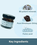Mars by GHC Vitality Booster Combo Shilajit Resin Sourced from ~18000 ft and Sea Moss Capsules (60 Count) Natural Energy and Wellness Supplement