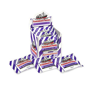Fisherman'S Friend Blackcurrant Menthol Lozenges 25G (Pack Of 5)