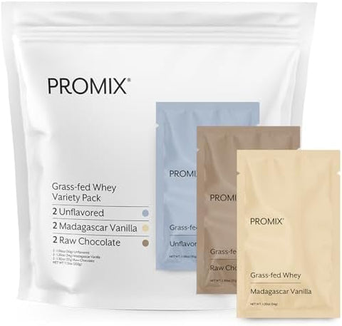 Promix Nutrition Whey Protein Powder Vanilla Grassfed Post Workout Fitness & Nutrition Shakes Smoothies Baking & Cooking Recipes Gluten & Ketofriendly 2.5 Pound (Pack Of 1)