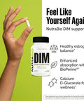 Nutrabio Dim Supplement Supports Estrogen Balance 100Mg 60 Vegetable Capsules