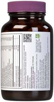 Bluebonnet Nutrition Multi One (Iron ) Vegetable Capsules For Complete Full Spectrum Multiple B Vitamins General Health Gluten Milk Kosher 60 Vegetable Capsules 2 Month Supply