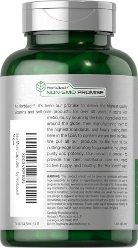 Horbaach Sea Moss Capsules 120 Count