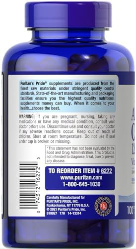 Puritan'S Pride Absorbable Calcium With Vitamin D 3 1000Iu Softgels 1200 Mg 200 Count