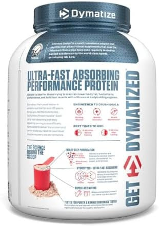 Dymatize Nutrition Iso 100 Whey Protein Powder Gourmet Chocolate 5 Pound