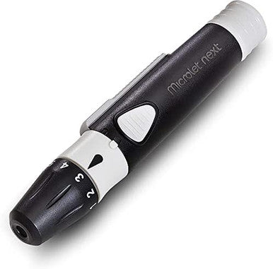 Ascensia Microlet Next Adjustable Lancing Device 5 Depth Settings