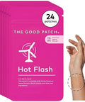 The Good Patch Hot Flash Hemp Menopause Patches Support For Women Sustained Release Natural Patch With Hemp Extract Black Cohosh Black Pepper Plant Powered Wearable Wellness (8 Total Patches)