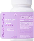 Premom Vitex Chaste Tree Berry: 1000Mg Vitex Chasteberry Supplement Supports Hormone Balance & Fertility Supports Menstrual Cycle Regularity Pms Support Supplement For Women Vegan Nongmos