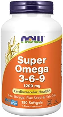 Now Foods Super Omega 369 Softgels 1200Mg 180Count
