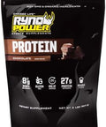 Ryno Power All Natural Whey Protein 2Lb (20 Servings) 'Chocolate' 100% Whey Protein Blend & No Fillers Non Gmo